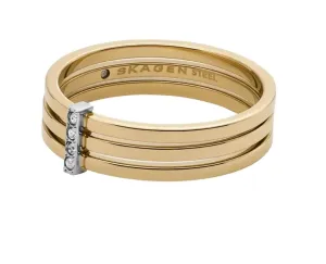 Skagen Eleganter vergoldeter Ring Kariana SKJ1672998 50 mm