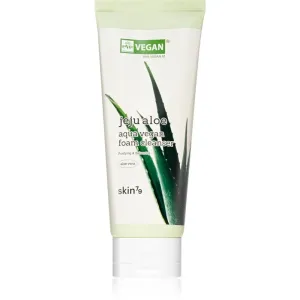 Skin79 Jeju Aloe Aqua Vegan Foam Cleanser sanfter Reinigungsschaum mit Aloe Vera 150 ml