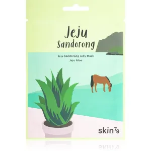 Skin79 Jeju Sandorong Jeju Aloe Beruhigende Tuchmaske mit feuchtigkeitsspendender Wirkung 33 ml