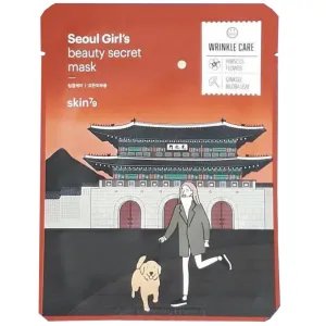 skin79 Anti-Falten-Tuchmaske Seoul Girl`s Beauty Secret Mask (Wrinkle Care Mask) 20 g
