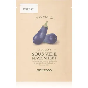 Skinfood Sous Vide Eggplant Feuchtigkeitsspendende Tuchmaske zur Verjüngung der Gesichtshaut 1 St