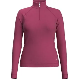 Smartwool W CLASSIC THERMAL MERINO BL 1/4 ZB Damenshirt, rosa, größe L