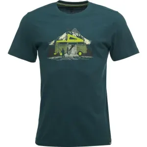 Smartwool RIVER VAN GRAPHIC SS TEE Herren T-Shirt, dunkelgrün, größe M