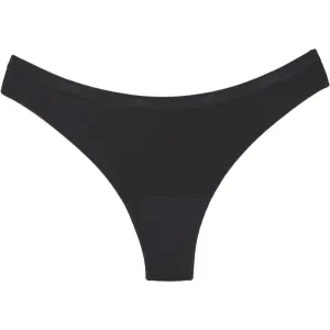 Snuggs Period Underwear Brazilian: Light Flow Black Menstruationsslip aus Stoff bei schwachen Blutungen Größe XS Black 1 St