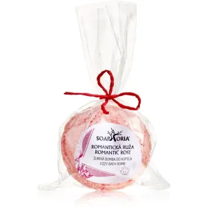 Soaphoria Romantic Rose Antistress-Badebombe mit regenerierender Wirkung 85 g