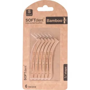 SOFTdent Bamboo Interdental Brushes Interdentalzahnbürste aus Bambus 0,5 mm 6 St