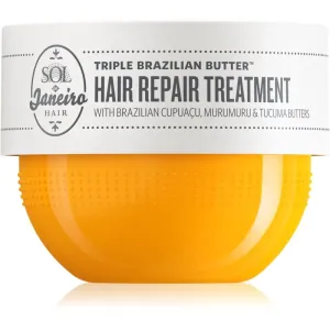 Sol de Janeiro Triple Brazilian Butter™ Hair Repair Treatment Intensive Feuchtigkeit spendende und nährende Maske für trockenes und beschädigtes Haar