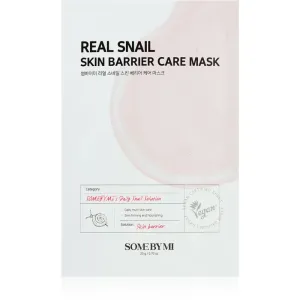 Some By Mi Clinical Solution Snail Skin Barrier Care Mask stärkende Tuchmaske für die Regeneration und Erneuerung der Haut 20 g