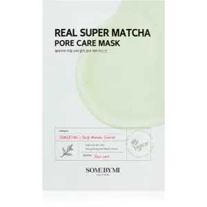 Some By Mi Clinical Solution Super Matcha Pore Care pflegende Tuchmaske für das Verfeinern der Poren und ein mattes Aussehen der Haut 20 g