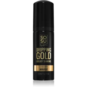 Dripping Gold Luxury Tanning Mousse Ultra Dark Selbstbräunungsschaum für intensive Bräunung 150 ml
