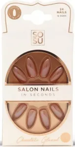 SOSU Cosmetics Künstliche Nägel Chocolate (Salon Nails) 24 St