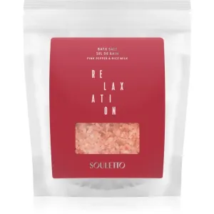 Souletto Pink Pepper & Rice Milk Bath Salt Badesalz 500 g