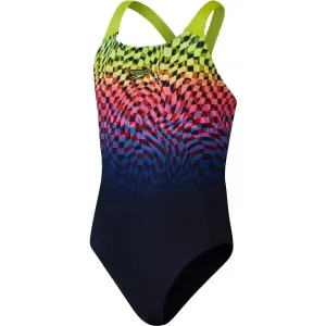 Speedo DIGITAL PLACEMENT SPLASHBACK Sportbadeanzug für Mädchen, farbmix, größe 7-8