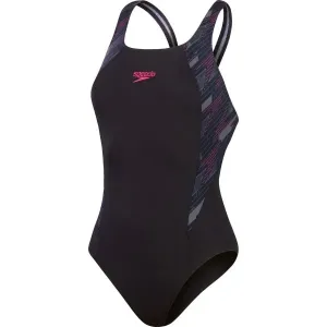 Speedo HYPER BOOM SPLICE MUSCLEBACK Sportbadeanzug für Damen, schwarz, größe 38