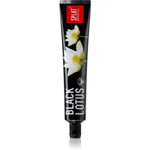 Splat Special Black Lotus bleichende Zahnpasta mit Aktivkohle ohne Fluor Lotus Mint 75 ml