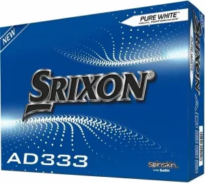 Srixon AD333 2022 12 Pure White Balls #34898