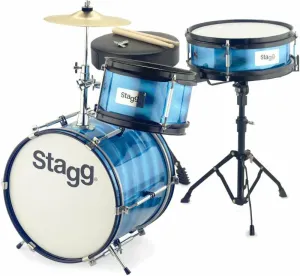 Stagg TIM JR 3/12B BL Kinder Schlagzeug Rot Blue