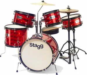 Stagg TIM JR 5/16B RD Kinder Schlagzeug Rot