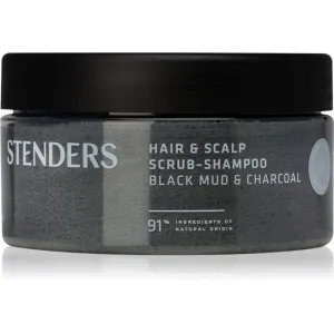 STENDERS Black Mud & Charcoal Reinigungspeeling für Haare und Kopfhaut 300 g