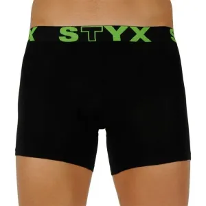 Styx MEN'S BOXERS LONG SPORTS RUBBER Boxershorts, schwarz, größe L