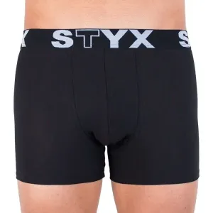 Styx MEN'S BOXERS LONG SPORTS RUBBER Boxershorts, schwarz, größe M
