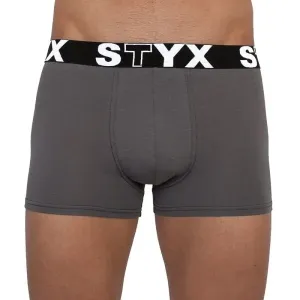 Styx MEN'S BOXERS SPORTS RUBBER Boxershorts, dunkelgrau, größe L