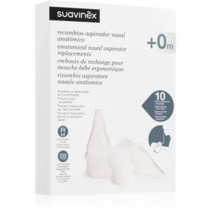 Suavinex Anatomical Nasal Aspirator Replacements Ersatzsauger für Sputumabsauger 12 St