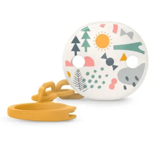 Suavinex Walk Soother Clip Schnullerclip Yellow 1 St