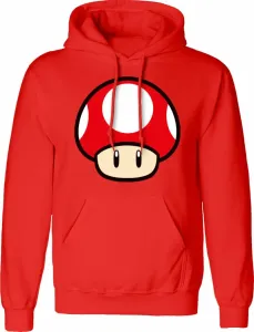 Super Mario Hoodie Power Up Mushroom 2XL Red