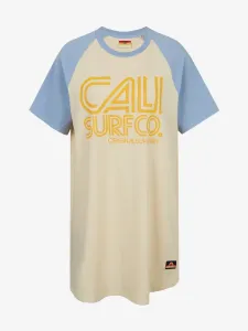 SuperDry Cali Surf Raglan Tshirt Dress Kleid Rosa