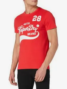 SuperDry Collegiate Graphic T-Shirt Rot