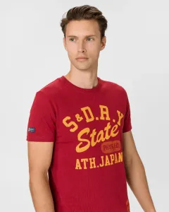 SuperDry T&F Classic T-Shirt Rot #289058