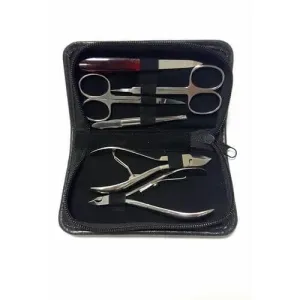 Surgana Herren Sterling Manicure Set - 6 Werkzeuge
