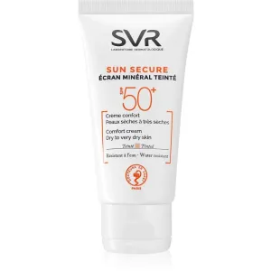 SVR Sun Secure mineralisierende tonisierende Creme für trockene und sehr trockene Haut SPF 50+ 50 ml