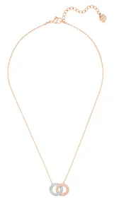 Swarovski elegante zweifarbige Halskette mit Swarovski-KristallenStone 5414999