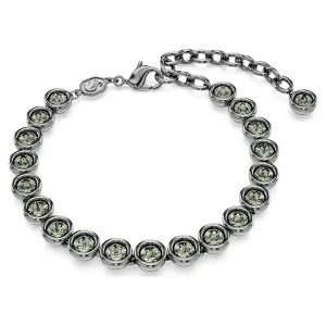 Swarovski Stilvolles Armband mit schwarzen Kristallen Imber Tennis 5689421 20 cm