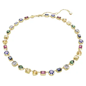 Swarovski Vergoldete Halskette mit farbigen Kristallen Stilla 5662915