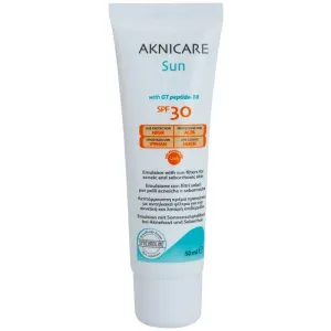 Synchroline Aknicare Sun Bräunungsemulsion für Haut mit Akne und Seborrhoischem Ekzem SPF 30 50 ml #308133