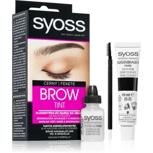 Syoss Brow Tint Farbe für die Augenbrauen Farbton Black 10 ml