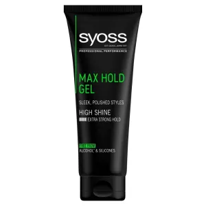 Syoss Haargel Max Hold Gel (High Shine Extra Strong Hold) 250 ml