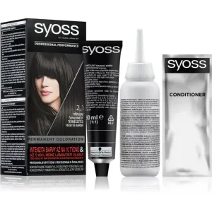 Syoss Color Permanent-Haarfarbe Farbton 2_1 Natural Black Brown 1 St