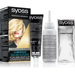 Syoss Color Permanent-Haarfarbe Farbton 8-11 Very Light Blond 1 St