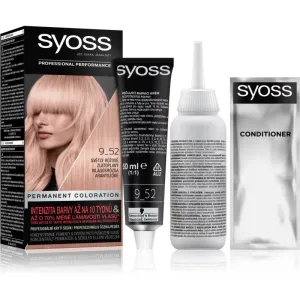 Syoss Color Permanent-Haarfarbe Farbton 9-52 Light Rose Gold Blond
