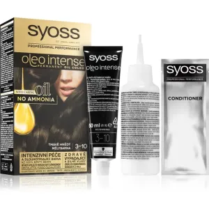 Syoss Oleo Intense Permanent-Haarfarbe mit Öl Farbton 3-10 Deep Brown 1 St