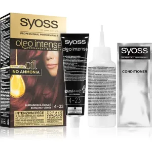 Syoss Oleo Intense Permanent-Haarfarbe mit Öl Farbton 4-23 Burgundy Red 1 St