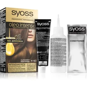 Syoss Oleo Intense Permanent-Haarfarbe mit Öl Farbton 4-60 Gold Brown 1 St
