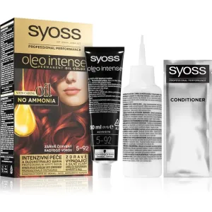 Syoss Oleo Intense Permanent-Haarfarbe mit Öl Farbton 5-92 Bright Red 1 St