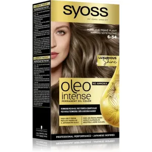 Syoss Oleo Intense Permanent-Haarfarbe mit Öl Farbton 6-54 Ashy Dark Blond 1 St