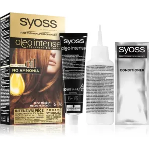 Syoss Oleo Intense Permanent-Haarfarbe mit Öl Farbton 6-76 Warm Copper 1 St