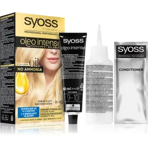 Syoss Oleo Intense Permanent-Haarfarbe mit Öl Farbton 9-10 Bright Blond 1 St